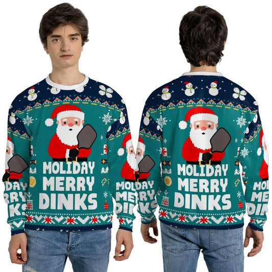 Santas Merry Dinks Ugly Sweater